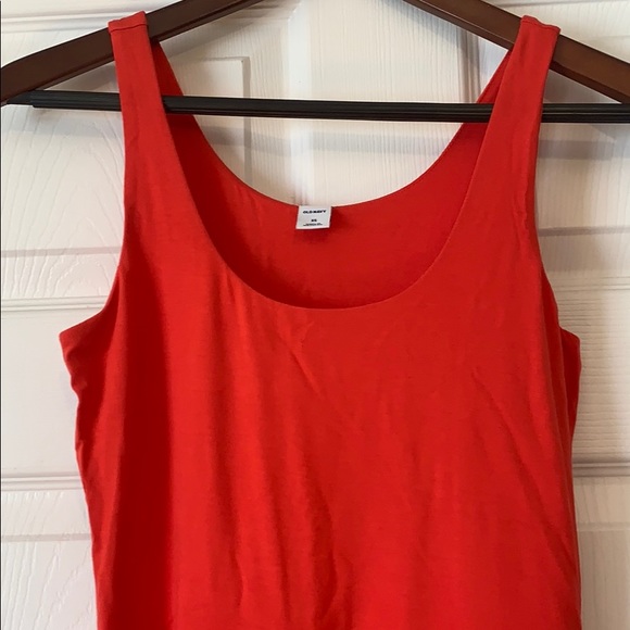 Red summer dress midi - Picture 2 of 6